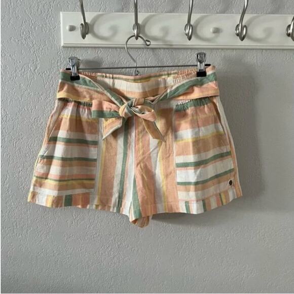 Roxy Past Midnight Paper Bag Shorts - Picture 2 of 9